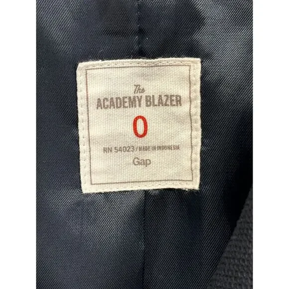 GAP The Academy Blazer 2 Button Jacket Womens Size 0 Office Career Workwear - Picture 4 of 4